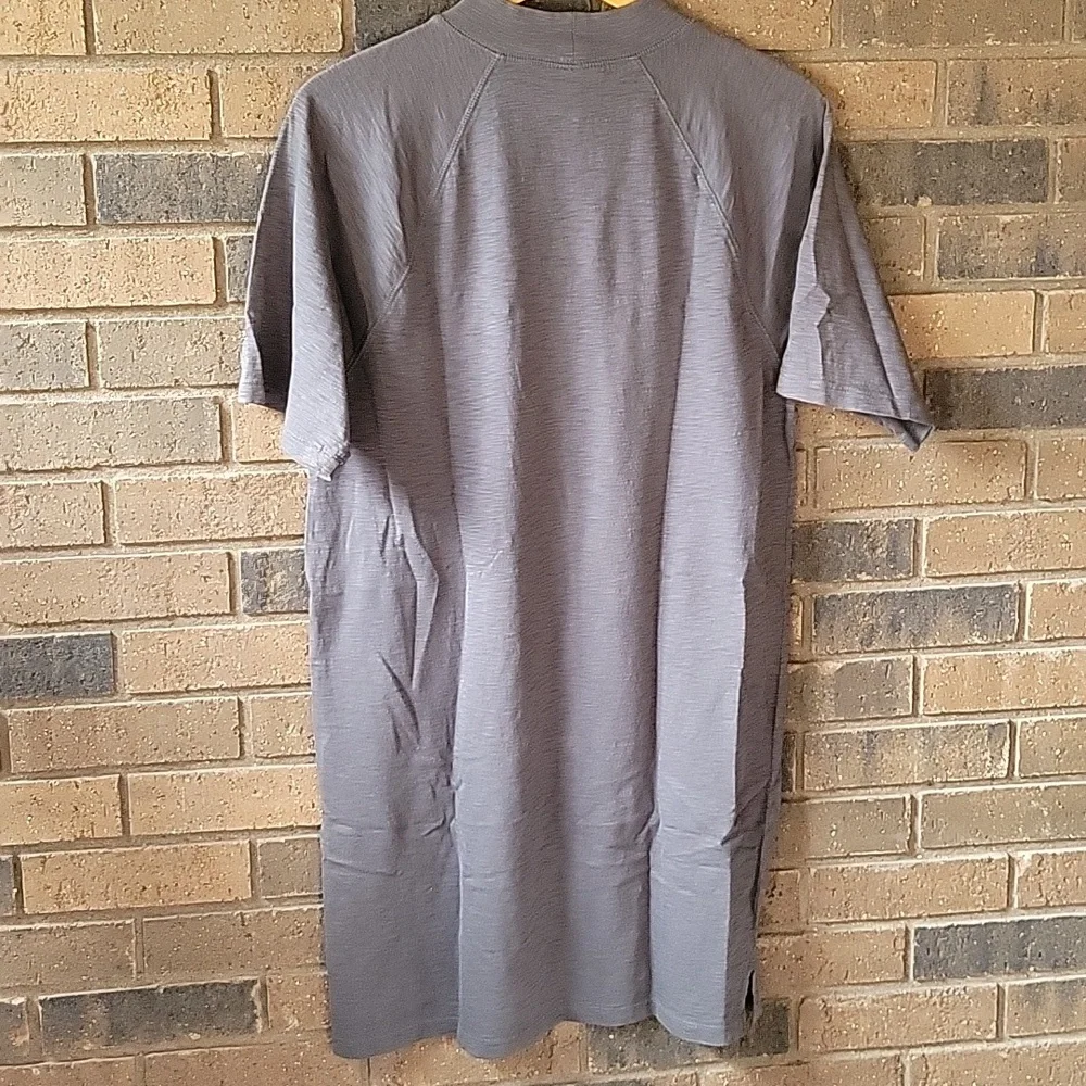 Universal Thread, short sleeve, gray, mock neck, T Shirt dress, size M - Picture 10 of 10